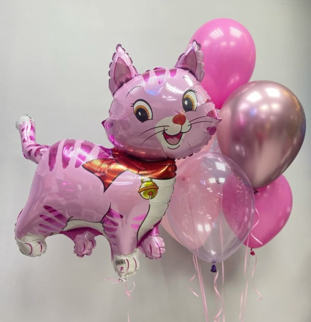 Детская композиция с фигурой кошки